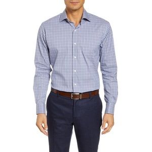Peter Millar Crown Confort checkered dress Shirt